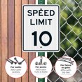 thumbnail image 4 of Speed Limit 10 MPH Sign,, 4 of 8