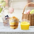 thumbnail image 4 of 360 Pack 5oz 6oz Dessert Cups with Lids and Spoons, 3 Styles Clear Plastic Appetizer Cups Disposable Party Mini Parfait Cups for Serving Fruit Trifle Mousse Ice Cream and Pudding Dessert Cups, 4 of 7
