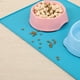 thumbnail image 5 of Alfombra de silicona para comida para mascotas con bordes elevados Esterilla impermeable resistente al calor para perros y gatos en la cocina, 5 of 6