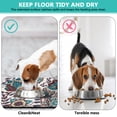 thumbnail image 3 of Colorful Paisley Boho Pet Food Mat - Absorbent Dog Bowl Mat with Artistic Floral Design, Easy to Clean and Durable, 3 of 3