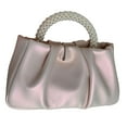 thumbnail image 4 of Bolso bandolera para mujer, bolso de mano de piel sintética, moderno bolso de hombro para mujer Rosa, 4 of 9