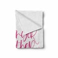 thumbnail image 2 of Feminist Soft Flannel Fleece Blanket, Stronger Together Calligraphy with Sketch Drawn Woman Heads with Various Hair, Cozy Plush for Indoor and Outdoor Use, 60" x 80", Pink Grey White, by Ambesonne, 2 of 6