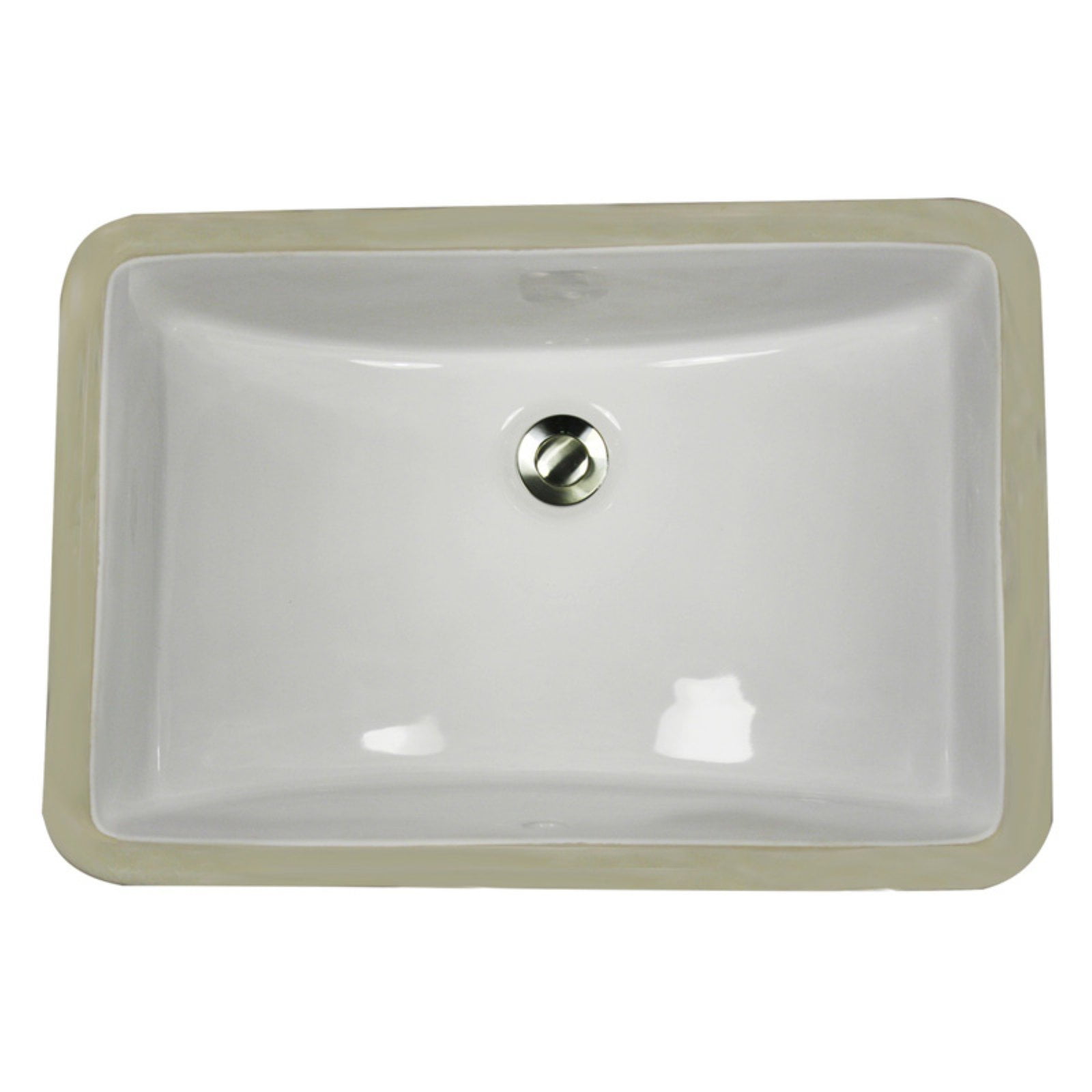Nantucket Sinks UM18x12 Undermount Ceramic Bathroom Sink