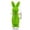 Green, variant on HBYJLZYG Soft Flocked Bunny Statue, Easter Decoration with Satin Bow Standing Figurine, Multi-Color Tabletop or Mantel Decor for Holiday, Party Favors, Home & Office Spring Decor, 8.6" Tall