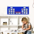 thumbnail image 4 of Visual Schedule for Kids Daily Routine Chart with 70 Cards Calendar Pocket Autism Learning Behavioral Tool for School,1 * Visual Schedule,Blue, 4 of 7