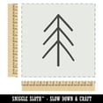 thumbnail image 2 of Simple Pine Tree DIY Cookie Wall Craft Stencil - 11.5 Inch, 2 of 5