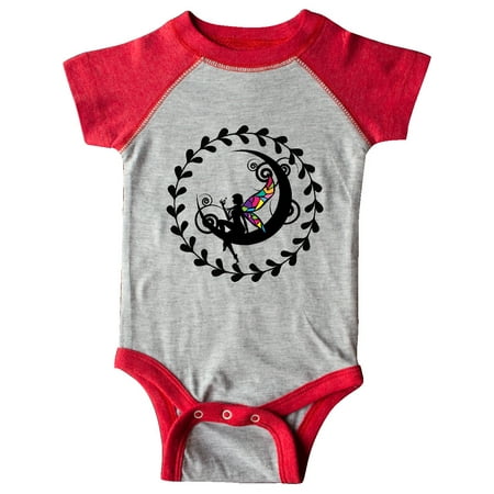 

Inktastic Fairy Silhouette Moon Gift Baby Girl Bodysuit