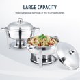 thumbnail image 2 of Ensemble de 2 Plats à Frottement 5L en Acier Inoxydable pour Barbecues et Plus, 2 of 11