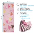thumbnail image 2 of Ballet Princess Pattern Hot Yoga Mat Towel Non Slip for Hot Yoga - Quick-Drying Yoga Mat Cover with 4 Corner Pockets with Travel Bag - Hot Yoga Towel Non Slip Grip Moisture Wicking Sweat 70"x26", 2 of 6