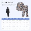 thumbnail image 2 of Mens Pajamas Set, Paisley Pattern No.90129 Button Down Long Sleeve Loungewear Sleepwear Pjs sets for Men, 2 of 5