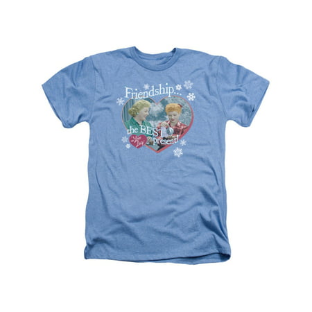 I Love Lucy 50's TV Series The Best Present Adult Heather T-Shirt (Best X Men Series)
