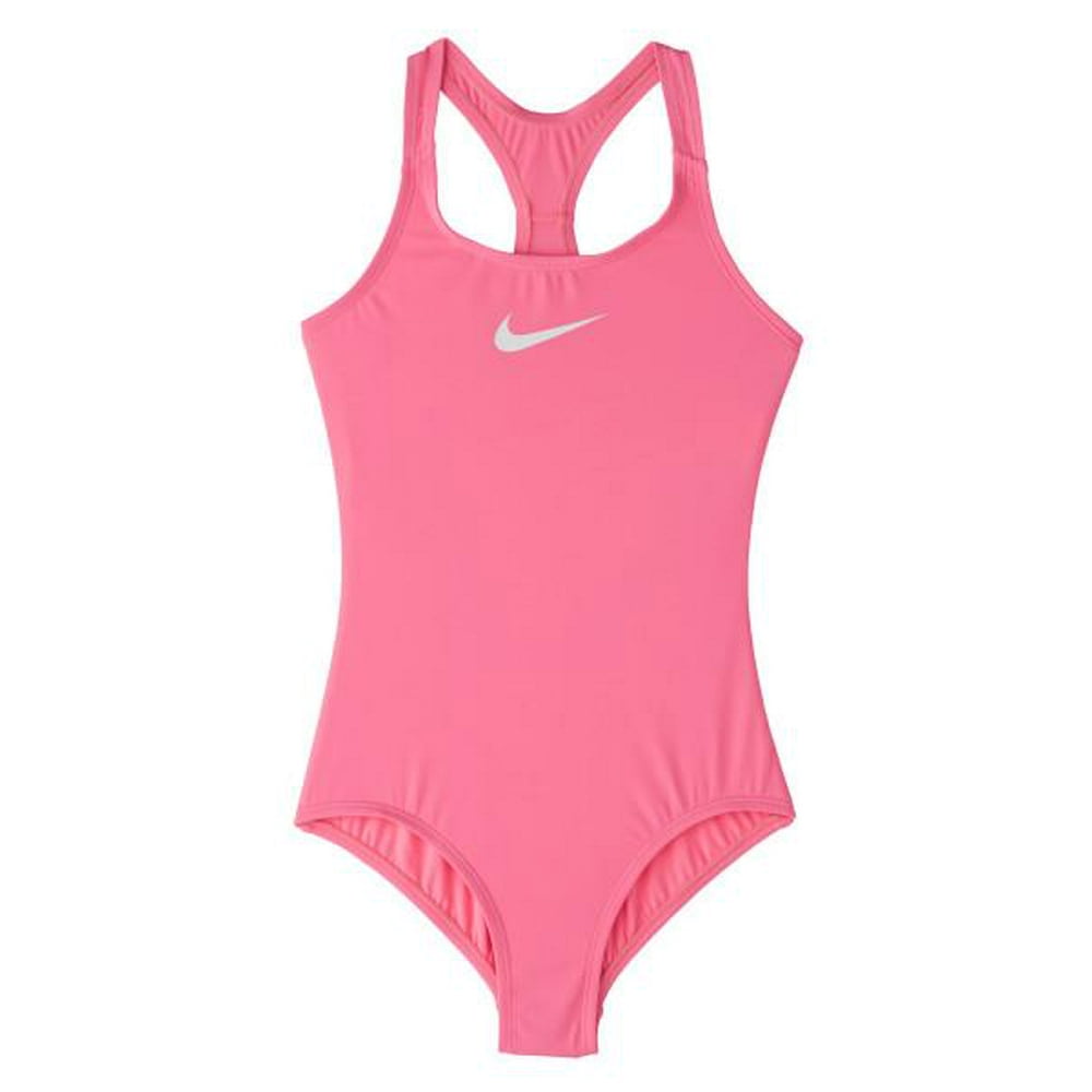 Nike - Nike Swim Girls' Essential Racerback One Piece Lotus Pink MD (10 ...