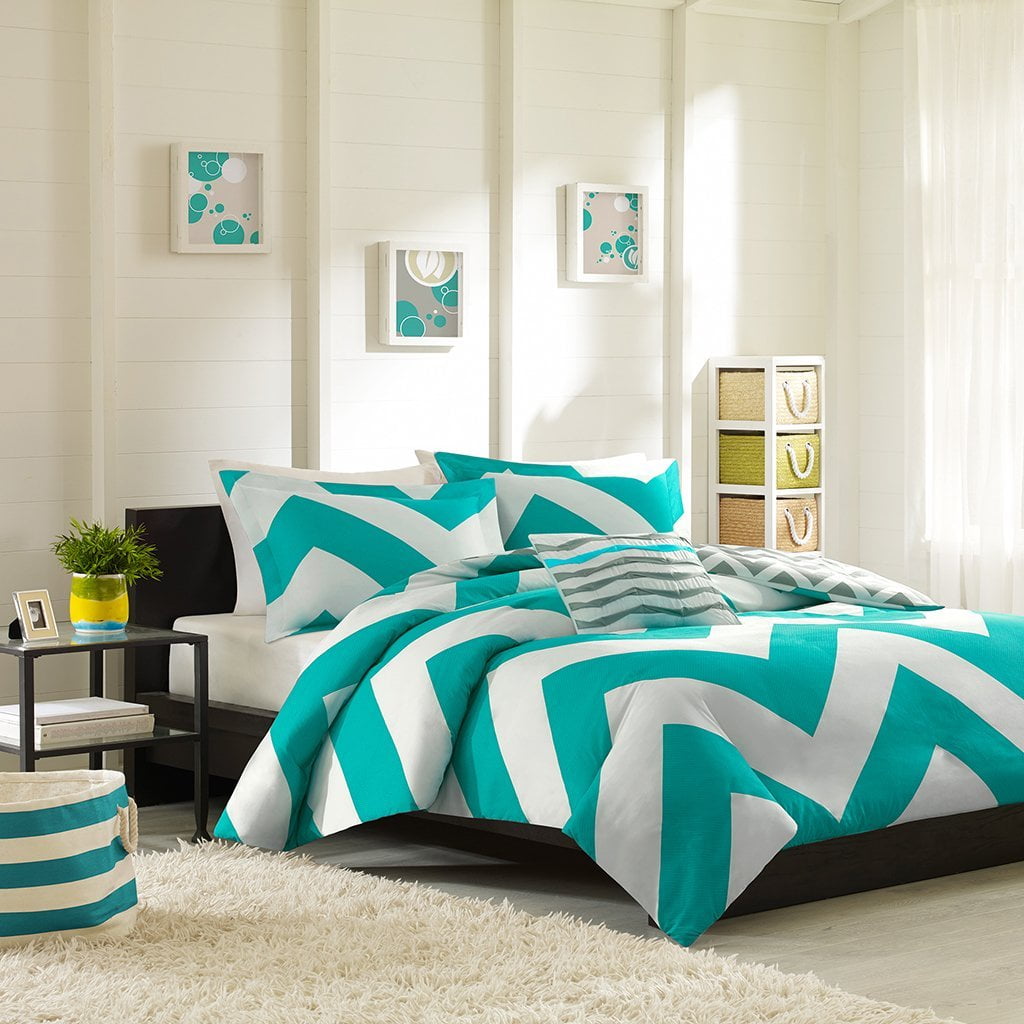 Libra Duvet Cover Set Full Queen Blue Set Includes 1 Duvet