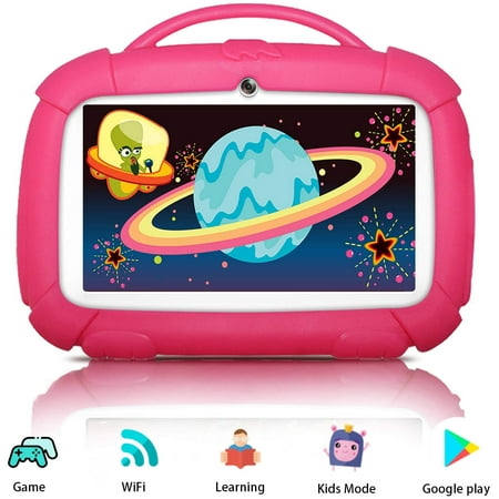 Kids Tablets, Android Tablet for Kids, 16GB ROM, IPS Eye Protection Display, Kids Tablet with WiFi Dual Camera Parental Control Kid-Proof Case and Learning Games, Best Gift for Boys (Ipad Best Price Australia)