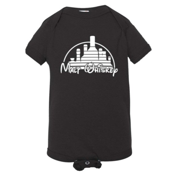 PleaseMeTees™ Baby Walt Malt Whiskey Disney HQ Jumpsuit