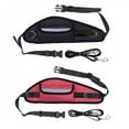 thumbnail image 2 of Pet Running Waterproof Waist Bag Sport Running Traction Rope Dog Reflective Leash for Night Walking Black, 2 of 6