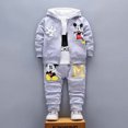 thumbnail image 2 of New Children Girls Boys Fashion Clothing Sets Autumn Winter 3 Piece Suit Hooded Coat Clothes Baby Cotton Tracksuits, 2 of 5