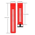 thumbnail image 2 of Correa de reloj inteligente Deportes Fitness Pulsera Correa de TPU Reemplazo de correa de reloj para Garmin Forerunner 35/30 Eigraketly EL2535-08, 2 of 2