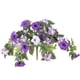 thumbnail image 2 of Enredadera artificial colgante para terraza exterior, decoración de paredes – Plantas plásticas realistas moradas, rojas y amarillas de 20,5", decoración de bodas exteriores interiores, follaje, 2 of 9