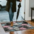 thumbnail image 4 of Corridor Stone Patterned Carpet 3D Pebble Design Entrance Mat Washable Floor Rug Bathroom Bedside Kitchen Non, 4 of 6