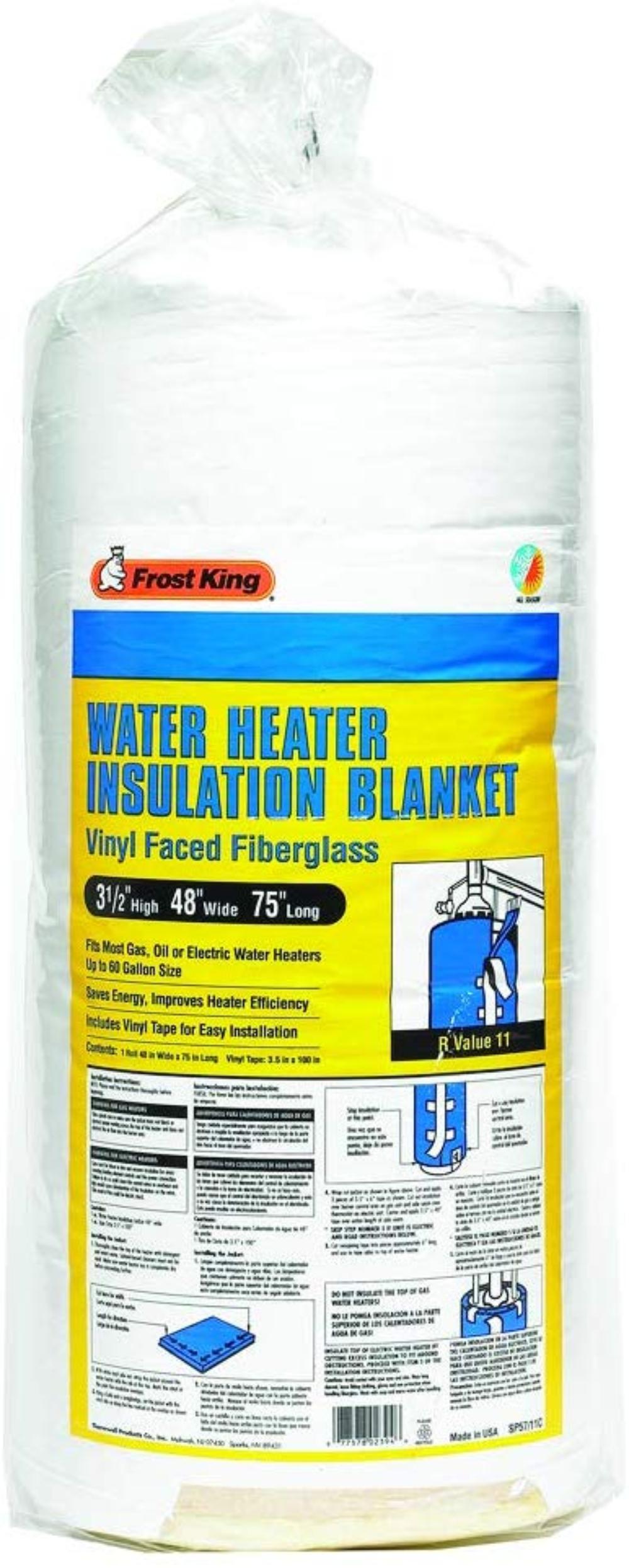 SP57/11C All Season Water Heater Insulation Blanket, 3” Thick x 48” x
