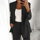 thumbnail image 1 of Pntutb, blusa holgada para mujer, chaqueta informal de manga larga, ropa de oficina para mujer, top con selecciones Flash Pntutb Pntutb-7465, 1 of 3