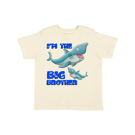 Inktastic I'm the Big Brother Shark Boys Toddler T-Shirt