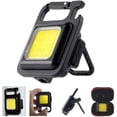 thumbnail image 3 of Llavero con luz de trabajo, linternas con llavero, 4 modos de luz, luz de emergencia con soporte plegable, abridor de botellas, 3 of 5