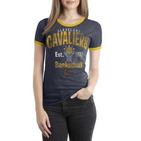 Adidas Cleveland Cavaliers Light - Cleveland Cavaliers Women's NBA Short Sleeve Biblend Crew Neck Tee