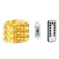 thumbnail image 1 of 20M 200 Luces Usb Cadena Luces Blanco Cálido Control Remoto Árbol de Navidad Decoración Irfora Cadena de luz, 1 of 7