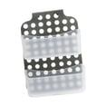 thumbnail image 3 of Contenedores de almacenamiento ajustables, organizador de ducha colgante, estantes de almacenamiento inoxidables, estante de almacenamiento para baño, Negro sin agujero, 3 of 8