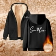 thumbnail image 2 of Hoodies for Women Tunic Pullover Glitter Foam Star Hoodie Zip up Lightweight Yoga Apparel Ladies Zippe Sweatshirt Shirt Jacket Women Lightweight French Hoodie with Shirt Pocket Tie Sweat Black XL, 2 of 5