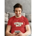 thumbnail image 2 of Music And Online Games Men T-Shirt, Male Large, 2 of 4