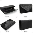 thumbnail image 4 of Milisente Clutch Purses For Women Rhinestone Wedding Evening Clutch Bag(Black), 4 of 5