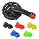 thumbnail image 3 of Toystoory 1 par de protectores de manivela para bicicleta, tapas para bielas, cubiertas para bicicletas de montaña, color rojo Ciclismo Rojo, 3 of 6