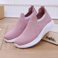 thumbnail image 6 of NexTorq Women's Walking Tennis Shoes Slip On Sneaker Comfortable Lightweight Casual Athletic Gym Shoes Pink 40, 6 of 9
