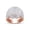 Rose, variant on 1 Carat (Cttw) Solid 10k Rose Gold Micro Pave Set Round Cut White Natural Diamond Men's Engagement Ring (I-J Color, I2-I3 Clarity, 1.00 Cttw) Ring Size-9