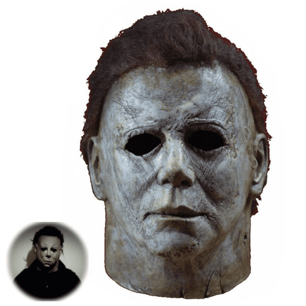 Michael Myers Mask Adult, Michael Myers Face Mask Scary Mask for Halloween Horror Cosplay Clothing