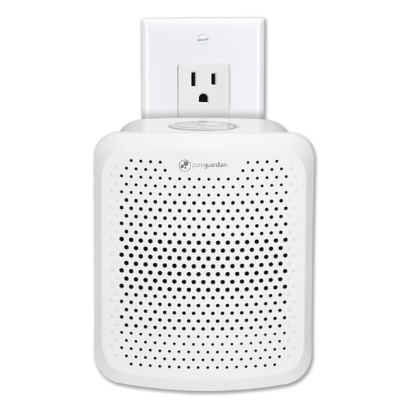 PureGuardian Pluggable Air Purifier with Nightlight, White, AP201W