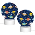thumbnail image 2 of Balery Planets and Stars Pattern Acrylic Night Light Gift with 3 Color ModesTouch-Sensitive LED Lamp Perfect Gift for Mother's Day, Birthday, or Christmas, 2 of 9