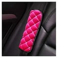 thumbnail image 4 of eing Plush Handbrake Cover Gear Shift Cover Seat Belt Cover 3 PCS/Set Car Interior Set Accessories Decor,Pink, 4 of 7