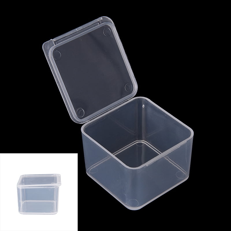 Small Travel Clear CG Transparent Storage Box Case PU Superhard Plastic EF 
