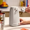thumbnail image 3 of Electric Can Opener & Knife Sharpener, Detachable Cutting Lever, Cord Storage, Stainless Steel Blade, Multiple Colors Available, 3 of 4