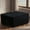 Black(Plush Corduroy), variant on Toject 37" Sectional Sofa Ottomans, No Assembly Couch Footrest, Modular Sectional Couches Ottoman for Living Room, Plush Corduroy, Gray