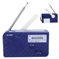 thumbnail image 1 of Radio à Manivelle, RD638 ABS Énergie Solaire d'Urgence Radio Météo Multifonction Support Fonction FM AM pour Urgences Intérieures Extérieures, 1 of 7