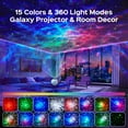 thumbnail image 2 of Christmas Gifts for Teen Girl Gifts Trendy Stuff Lava Lamp Women Gifts for Teen Boys Gift Ideas Galaxy Projector Birthday Gifts 15 Colors+15 White Noise+ Bluetooth Star Projector Room Decor, 2 of 4