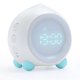 thumbnail image 4 of (Blanco) Reloj despertador para niños con números luminosos, luz LED, reloj despertador con luz nocturna, despertador con volumen ajustable para la mañana y la noche, reloj despertador recargable por, 4 of 5