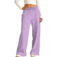 thumbnail image 3 of WOYY Girls Athletic Sweatpants Active Pants Elastic Waist Straight Sweat Pants, Sizes 5-14, 3 of 3
