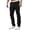 Black, variant on Men's Casual Pants Mens Spring And Autumn Casual Pants Sports Pants Elastic Waist Korean Version Of The Trend Black Long Pants Black XXL