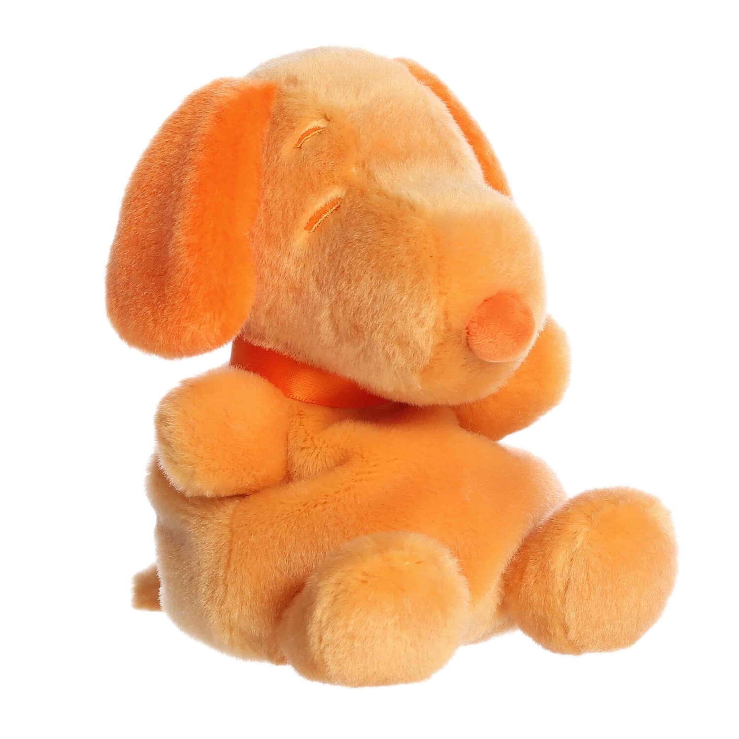 Aurora Palm Pals Peanuts Snoopy Color Collection Orange 5-Inch Stuffed Animal Plush